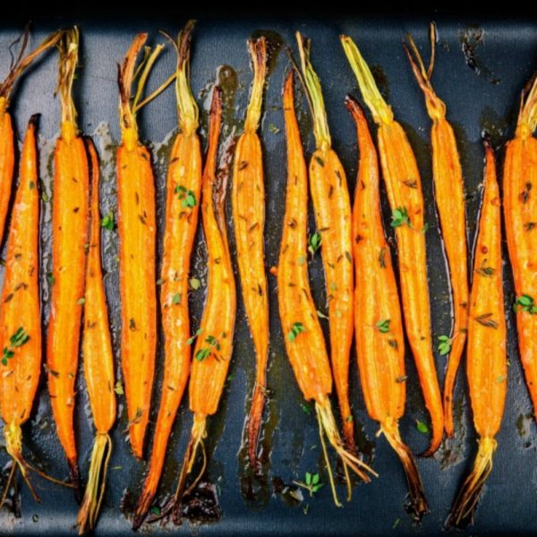 Garlic & Thyme Roast Carrot's